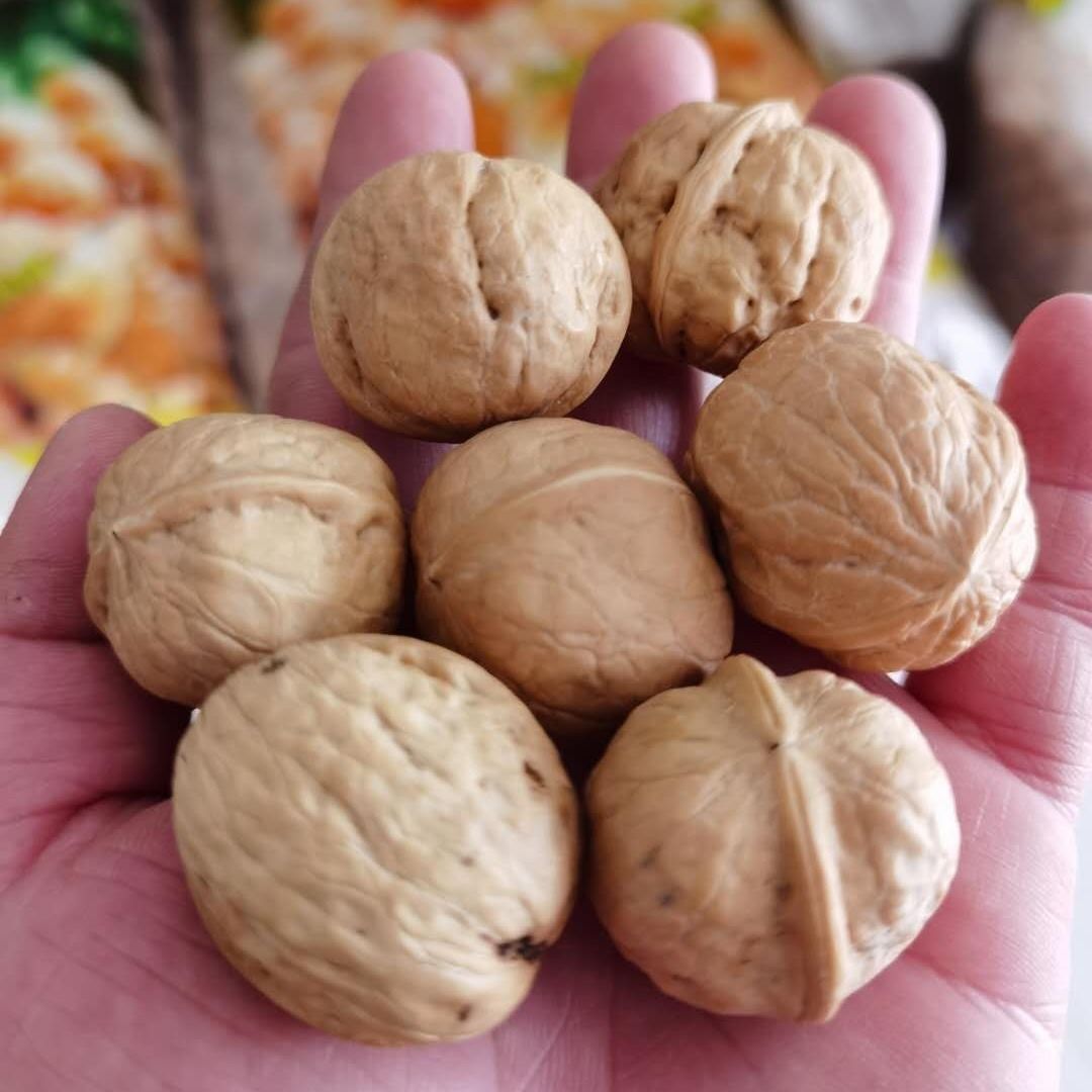 吕梁孝义特产自家的老树核桃晒干的干核桃山核桃坚果零食 三斤精选