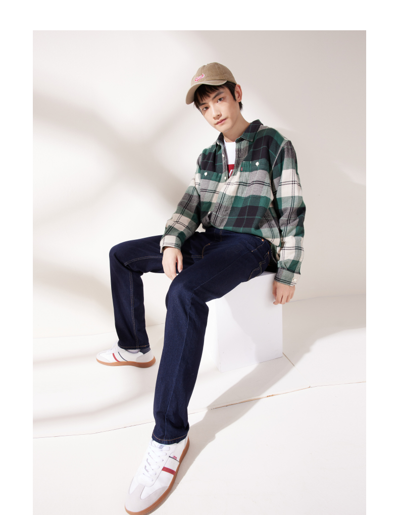 levis 冬暖系列 李维斯男士李维斯514 直筒低腰加厚牛仔裤 00514