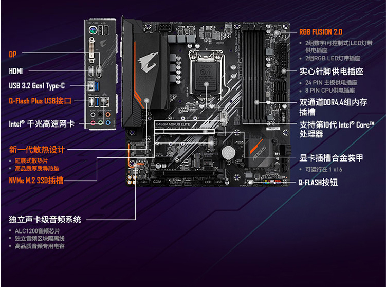 技嘉b460m小雕装机教程图片