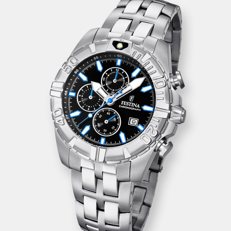 festina飞士天classic系列时尚经典不锈钢带石英男士手表f204255f37