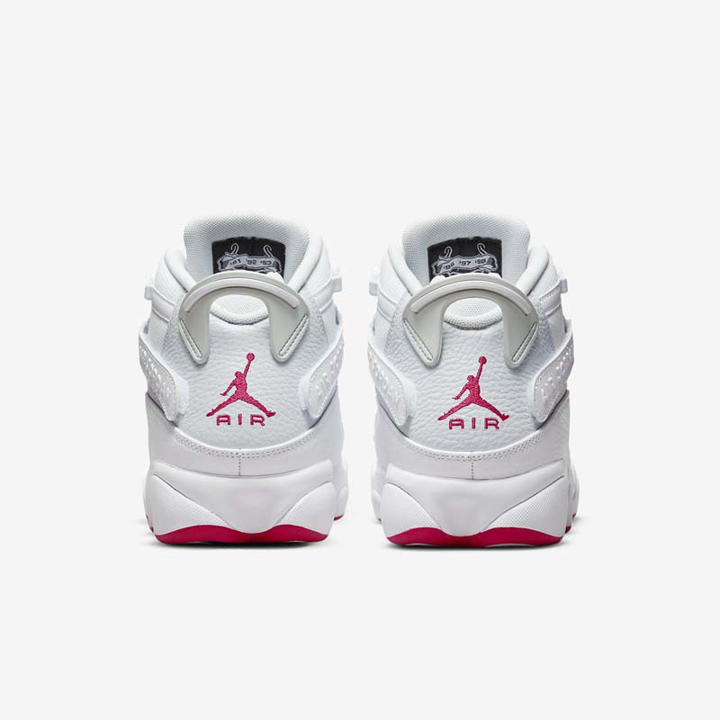 耐克男鞋air jordan 6 rings aj乔6六冠王白红男子高帮篮球鞋 322992
