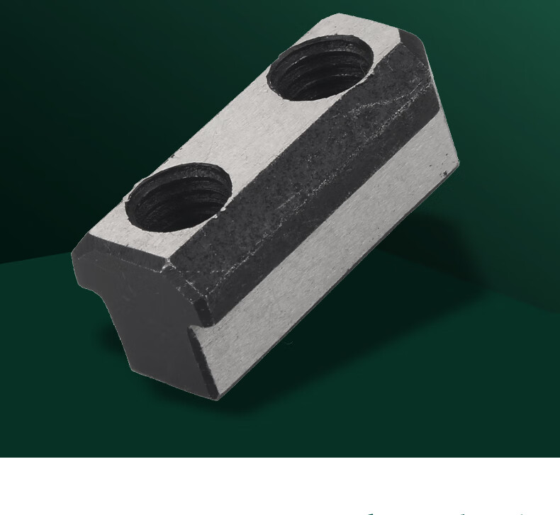 saiguan赛冠液压卡盘软爪t型块三爪卡爪滑块车床油压生爪夹盘三抓68寸