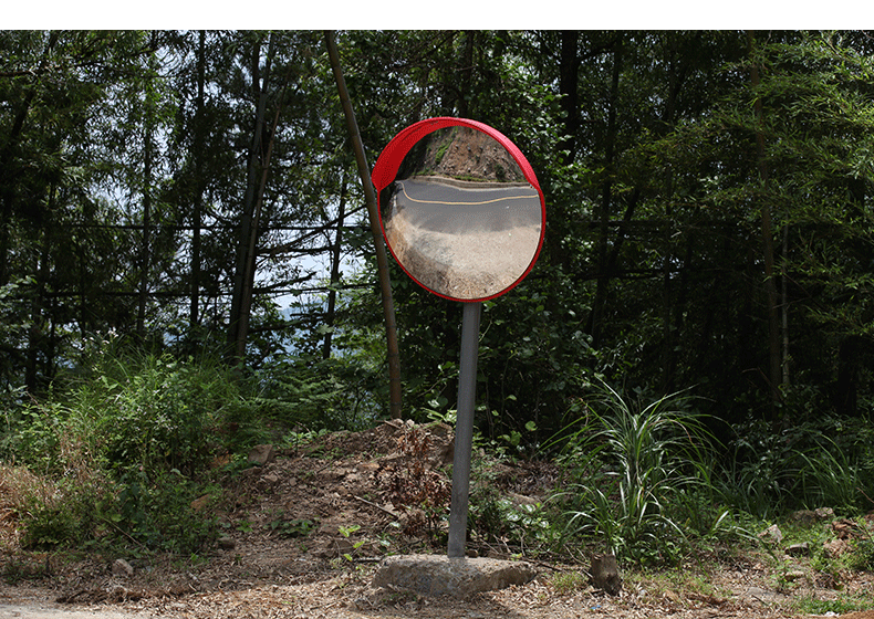 交通道路广角镜反光镜转弯路口凸面镜公路凸透镜安全拐角境室内外 75