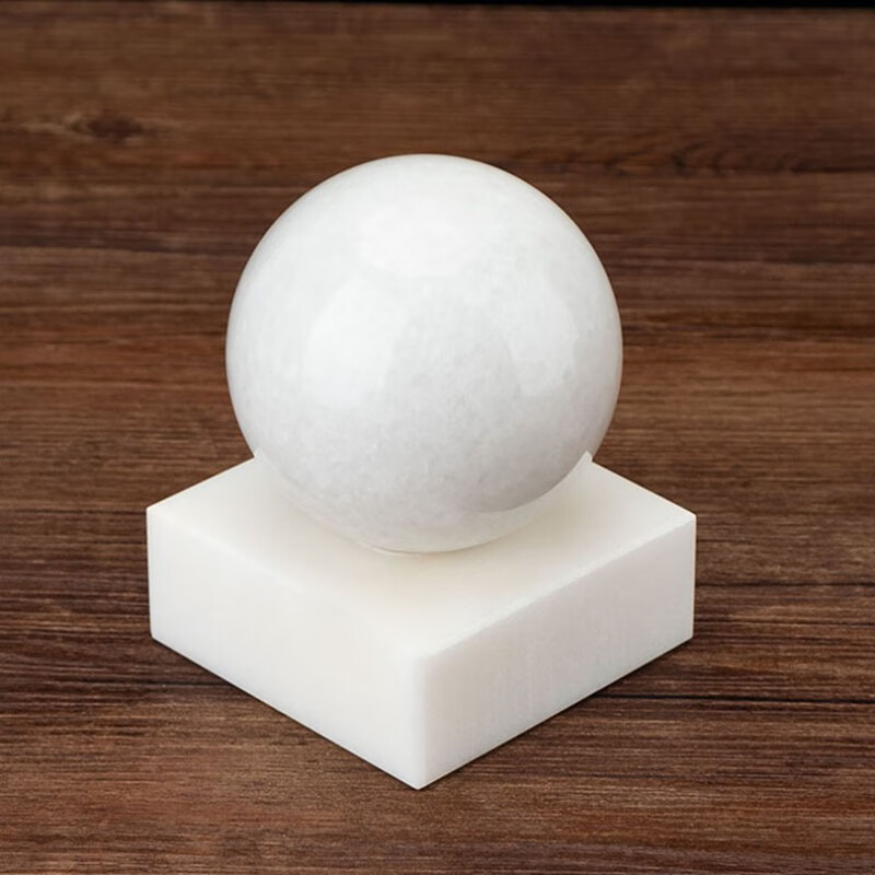 吉祥源 天然玉石球大圆石春纳福转运球大号玄关办公室摆件商务礼品