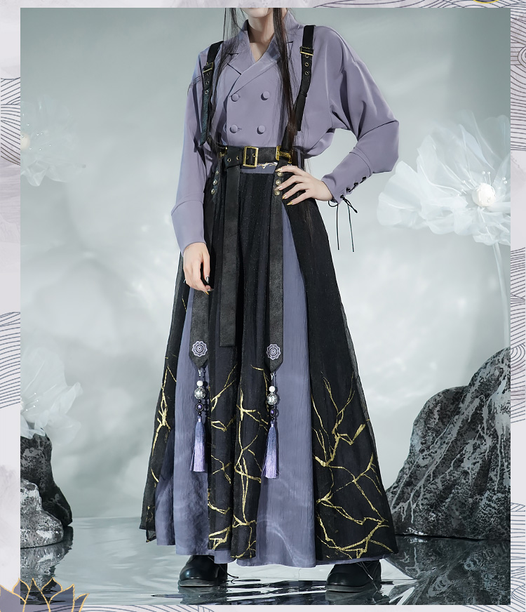 动画魔道祖师周边幸运石正版动漫周边江澄衍生服衬衫裤子腰带现代服装