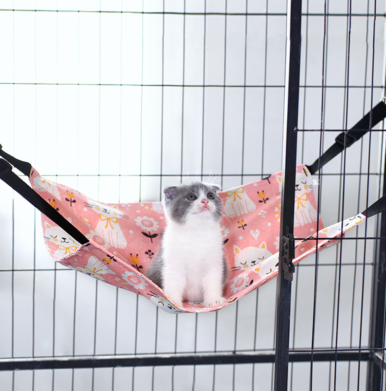 抖音同款猫吊床秋千猫窝宠物猫吊床猫咪挂窝吊篮窗台挂式秋千春夏季