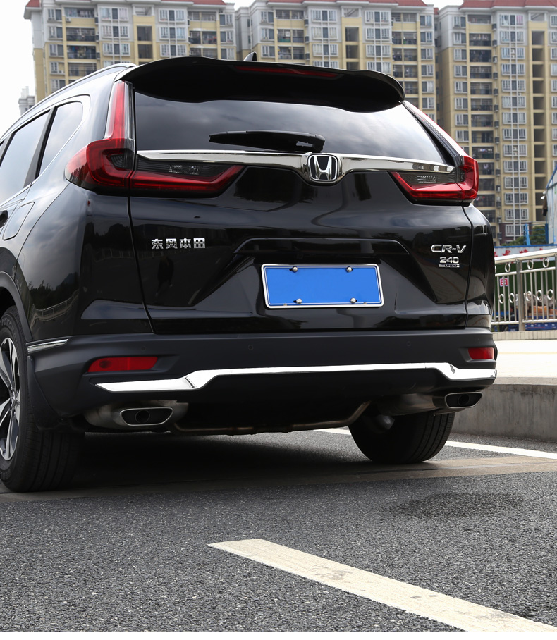 适用2021款本田crv前后杠饰条 20款crv车身饰条亮条改装专用装饰配件