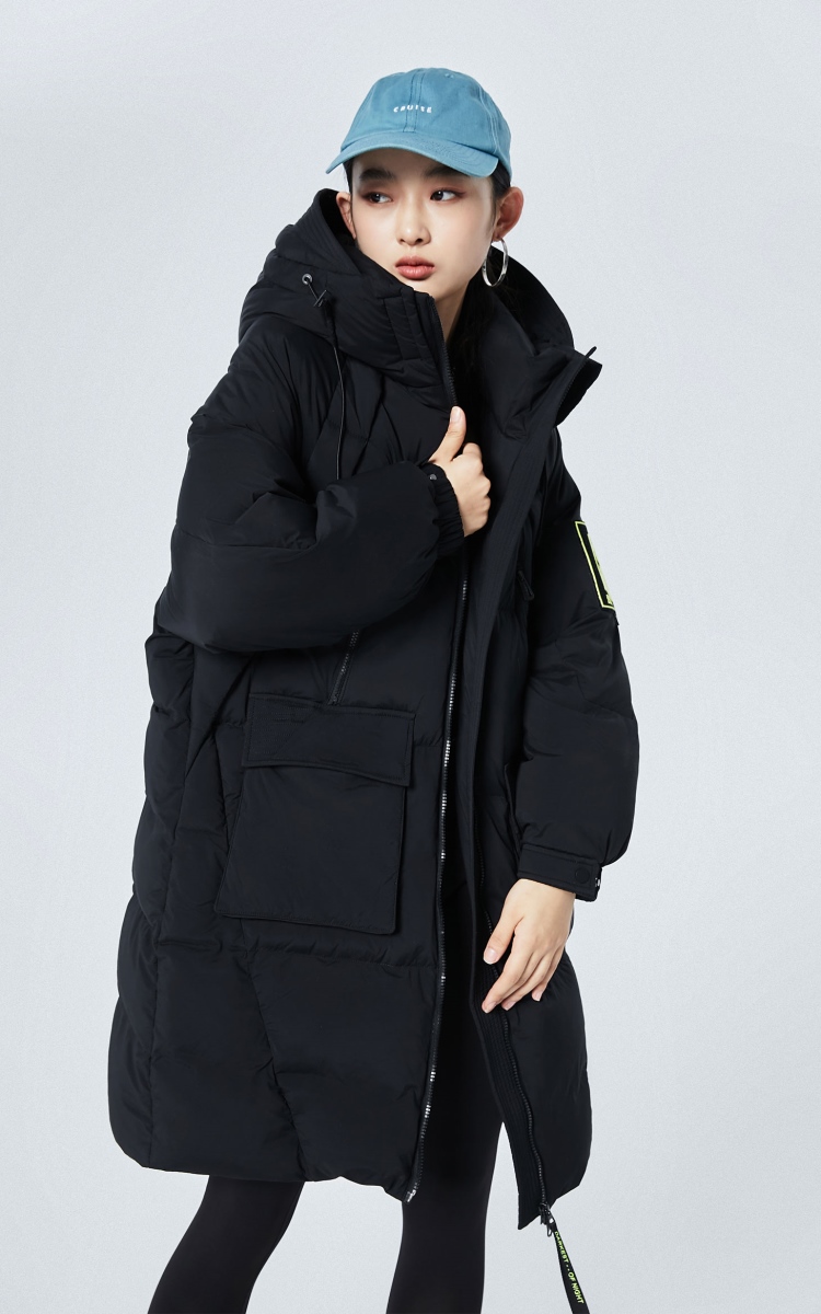 veromoda2021冬季新款含白鸭绒宽松休闲羽绒服女321412024 s85本白色