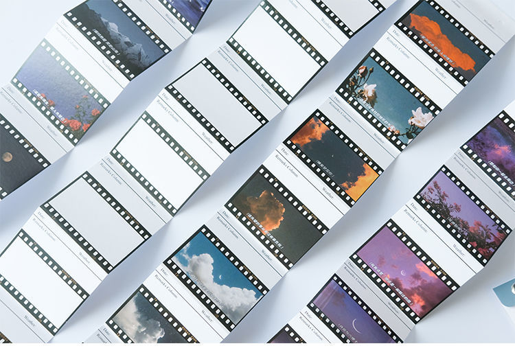 温妤文艺经典电影台词片段胶片手帐贴纸 韩国ins风手机壳diy装饰贴画