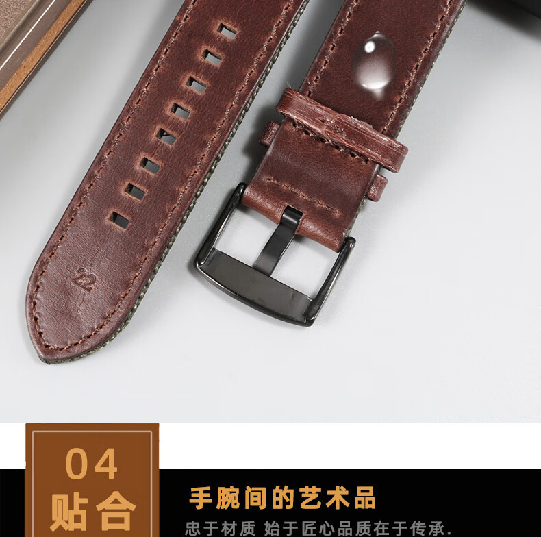 帆布尼龙手表带代用吉普牧马人jpw646638jp15202男户外智能表jeep黑