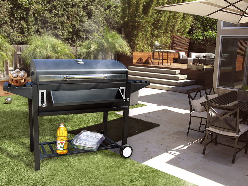 烧烤炉家用户外加厚大号5人bbq烤肉架子别墅庭院烧烤架木炭庭院豪华