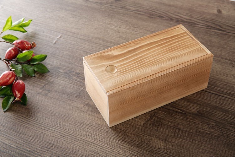 李绅木匣子小盒子收纳盒盖简约正方形小号抽拉盖木盒木盒新款做工精致