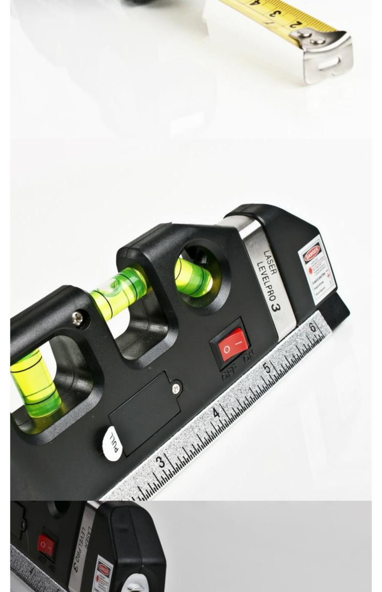 多功能激光十字线水平仪水平尺打线器2线投线仪带2.