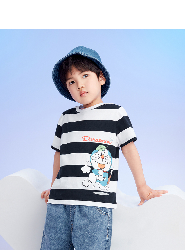 【海澜之家短袖t恤hntkj2d029a】hla海澜之家新疆棉短袖t恤童装2021