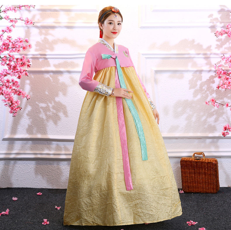 阿亨古装公主少数民族朝鲜族演出服小品朝鲜族民族服装传统大长今韩服