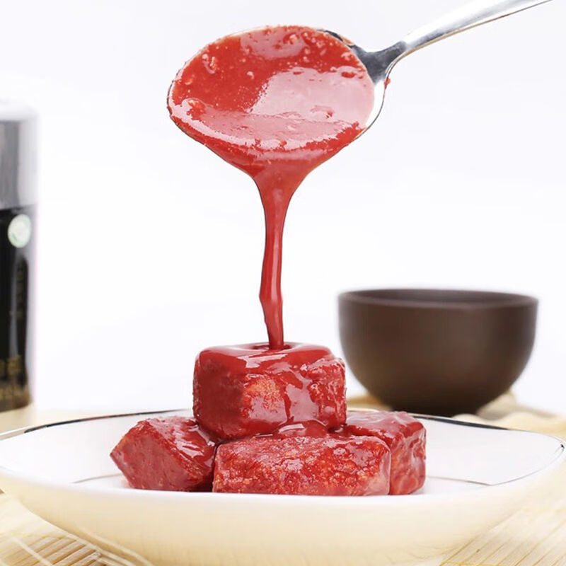 腐乳250g红方豆腐乳大块腐乳火锅调料蘸料 克东腐乳250克*1罐【图片