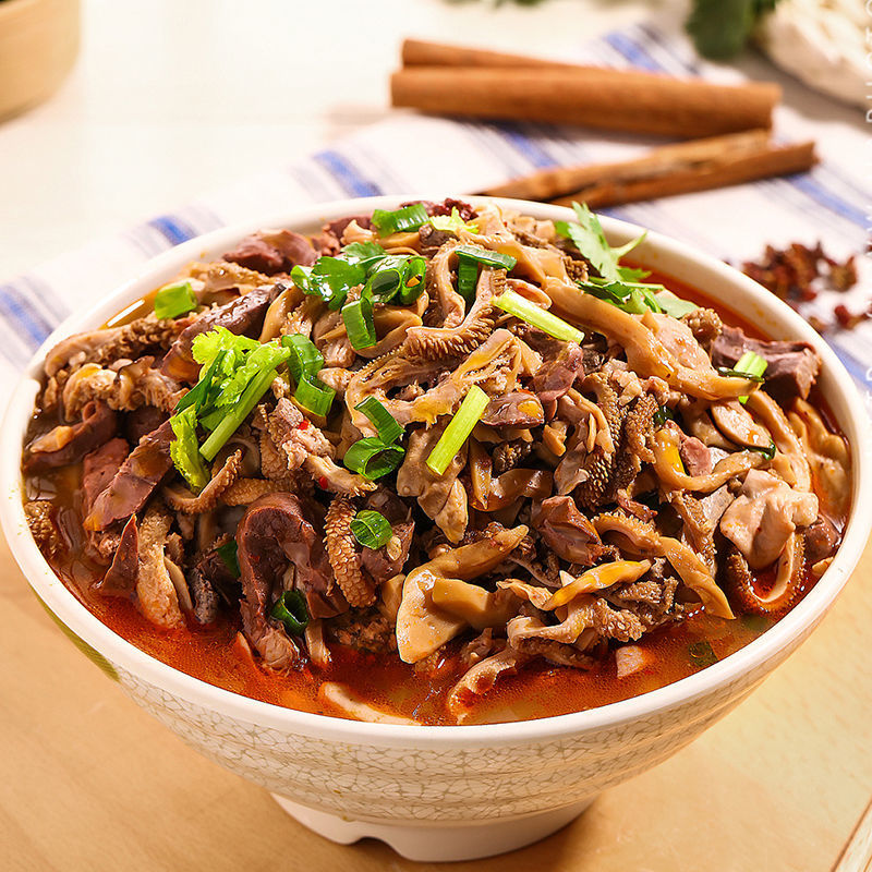 内蒙古牛杂煲258g羊肉羊杂碎零食羊杂汤内蒙古羊肉汤真空包装羊杂开袋