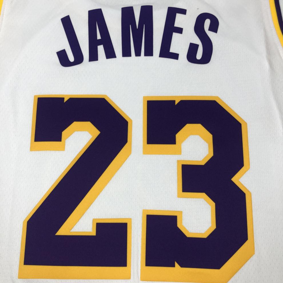 耐尅全明星湖人队6号詹姆斯复古城市版球衣球裤套装23号男女背心定制