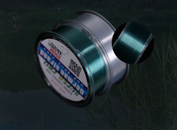 鱼线200米主线子线台钓线德国进口路亚渔线尼龙钓鱼线透明色08号