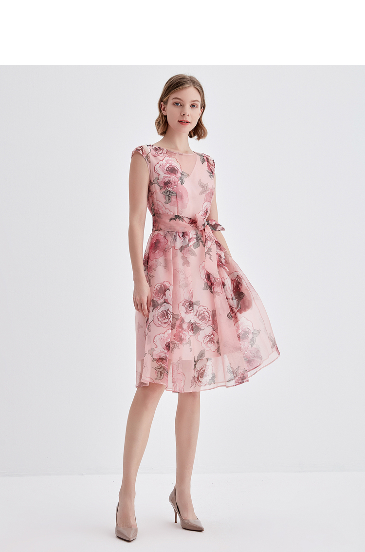 女装 连衣裙 欧柏兰奴(omnialuo) 欧柏兰奴2021年春夏新款桑蚕丝