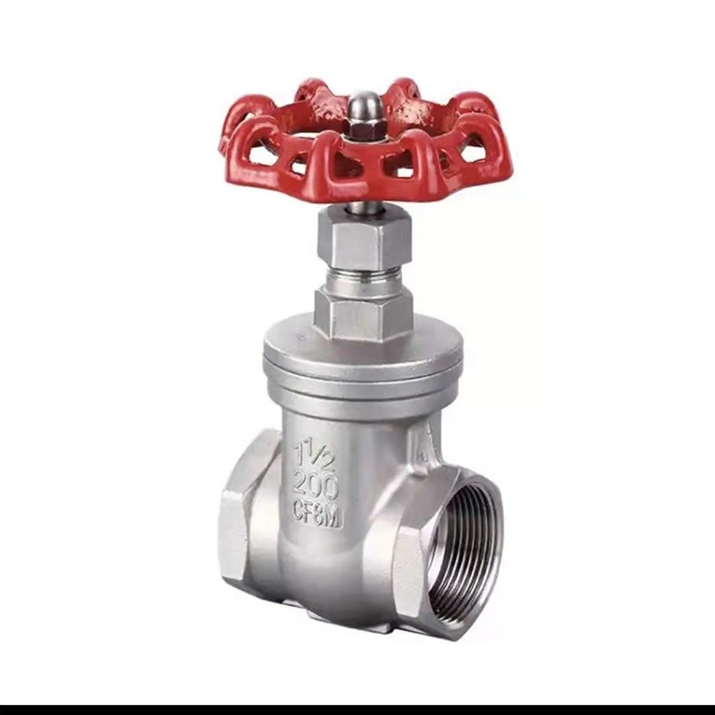 卓冲工品不锈钢螺纹闸阀内丝螺纹闸阀dn15