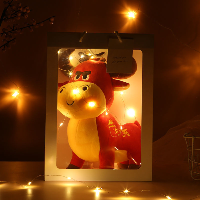 1新年吉祥暴富牛公仔生日礼物女生闺蜜送同学男朋友实惠有意义礼物sn