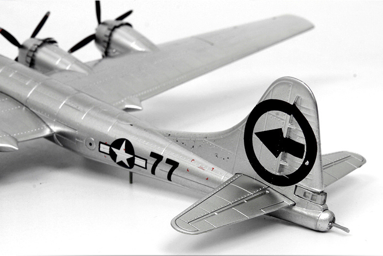 b29轰炸机模型1:144 合金仿真航模b-29飞机模型军摆件