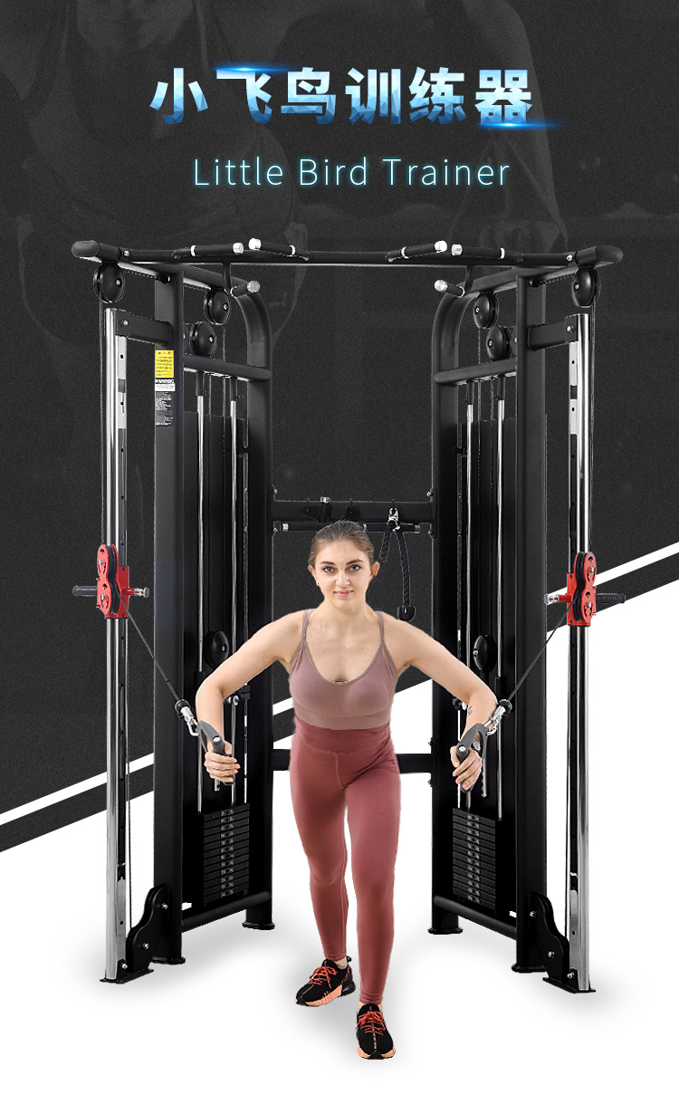 小飞鸟综合训练器龙门架拉力多功能臂力机健身房商用组合健身器材
