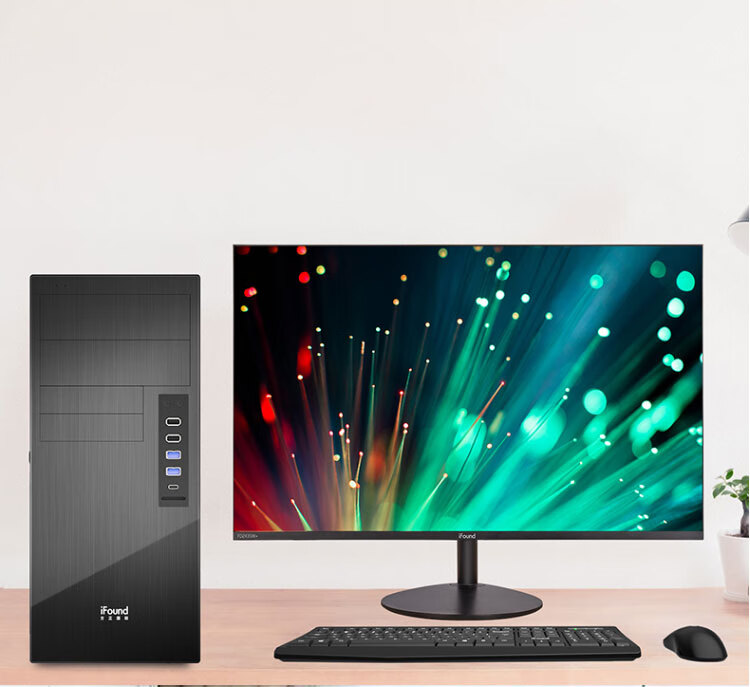 方正(ifound)台式机 家用办公电脑主机整机全套 支持win7 九代(g5400
