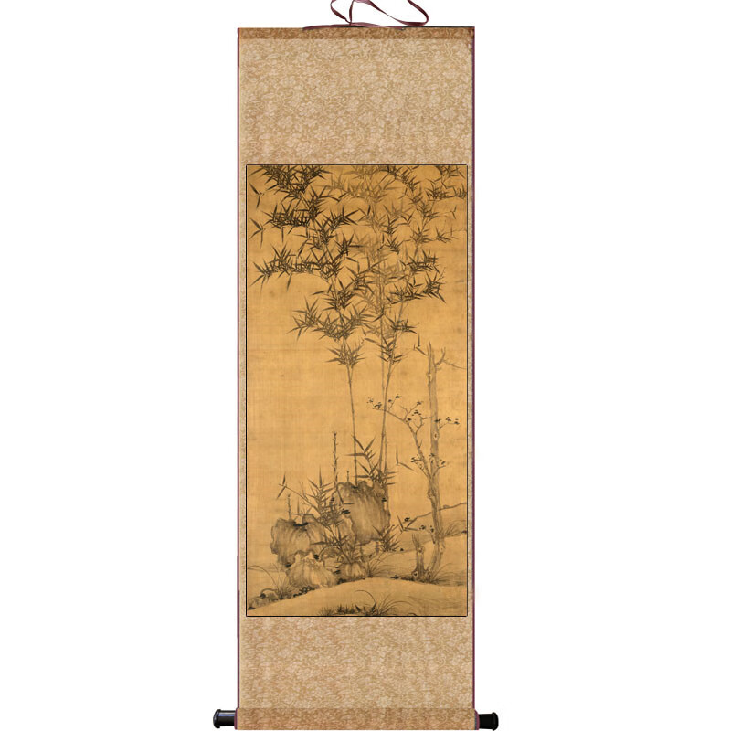 宋代名家字画仿古卷轴画酒店送礼丝绸卷轴挂画书房装饰定制中式画 宋 