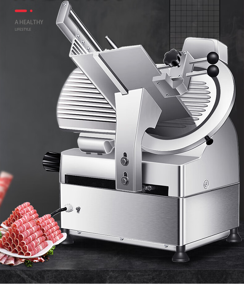 冰仕特商用全自动切肉机冻肉肥牛羊肉卷切片机刨肉机切肉片机 13寸全