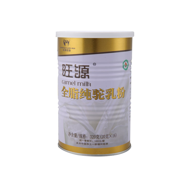 旺源(wangyuan)全脂纯驼乳粉320g/罐新疆阿勒泰骆驼奶粉生鲜奶dm 1罐