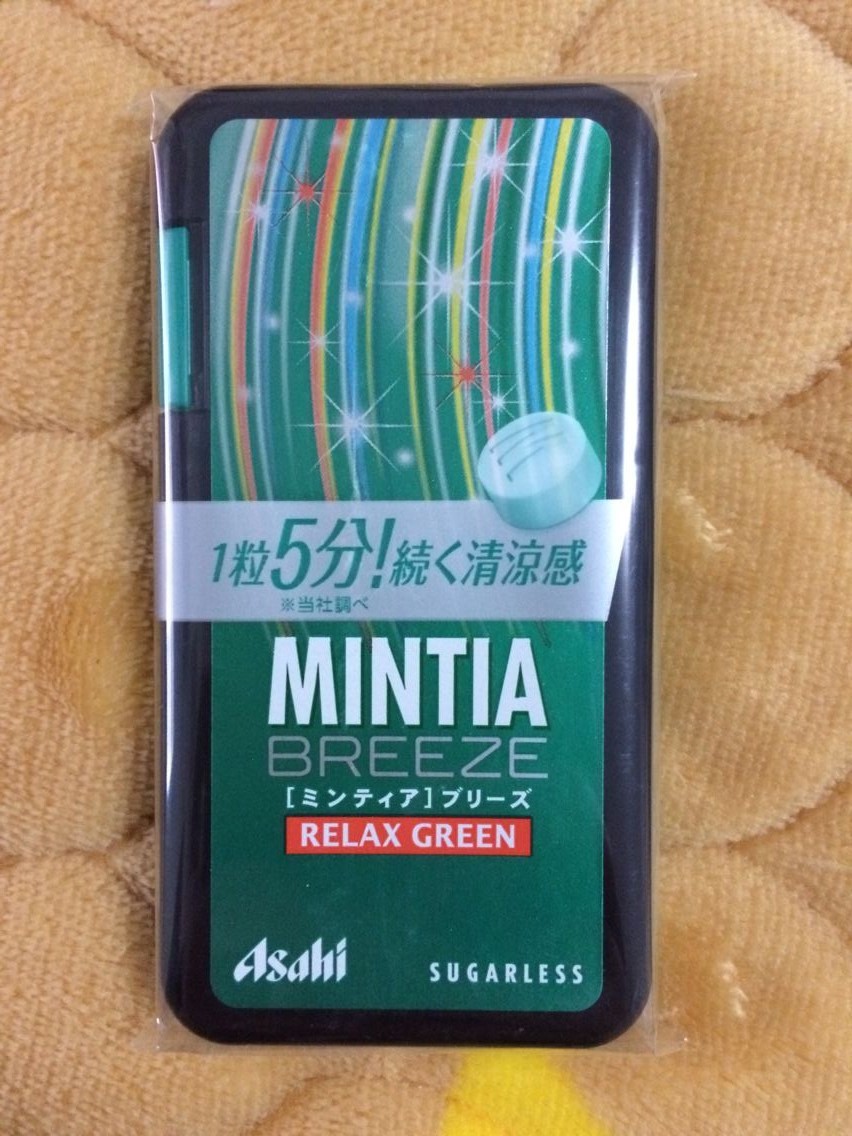 现货日本asahimintia清凉薄荷糖润喉糖多口味50粒新鲜桃子味22克新品