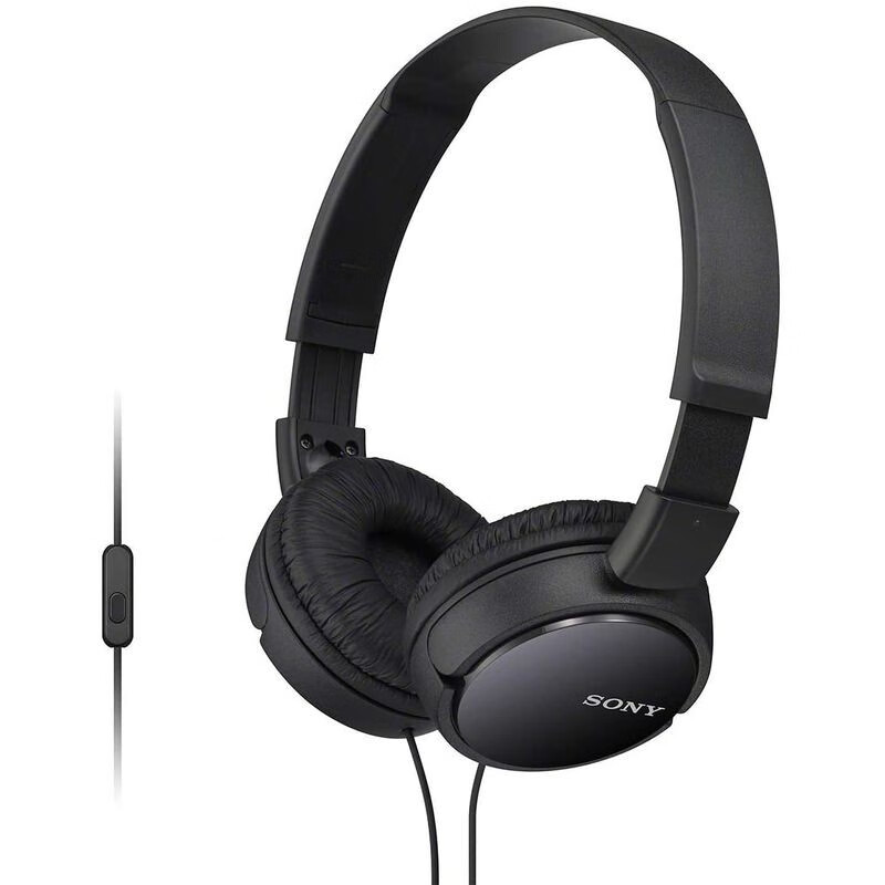 索尼(sony) mdr-zx110ap zx series有线耳机耳麦头戴式带麦克风 旋转