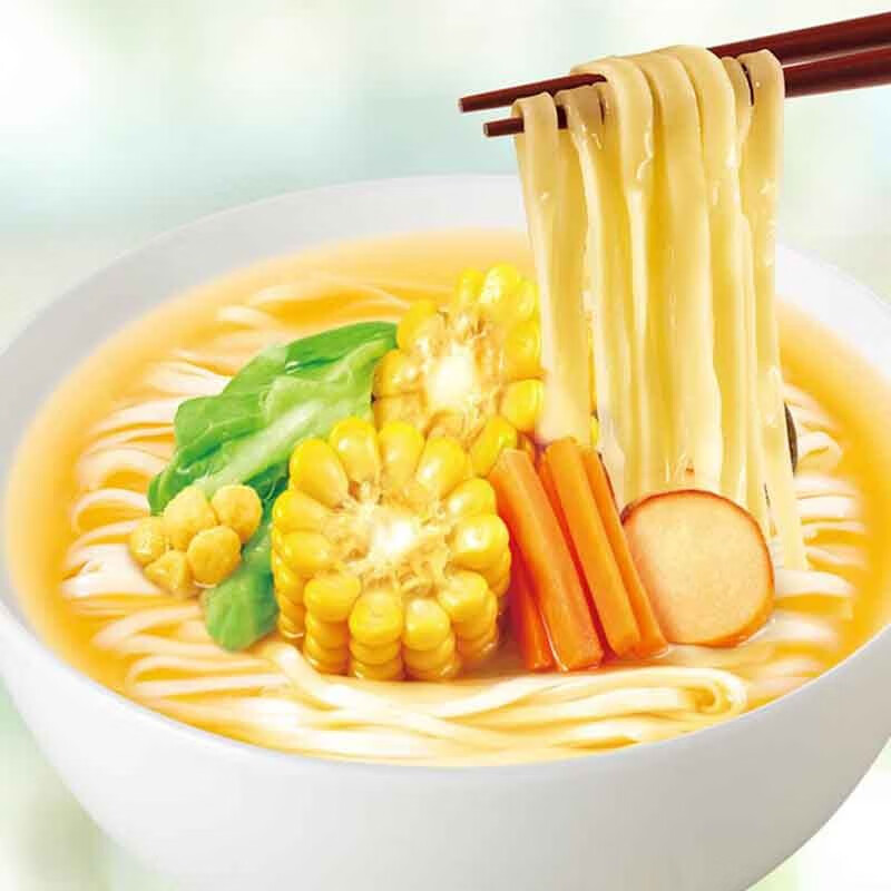 康师傅鲜蔬面蔬菜面玉米鲜蔬熬制高汤面106g1224袋方便泡面24袋