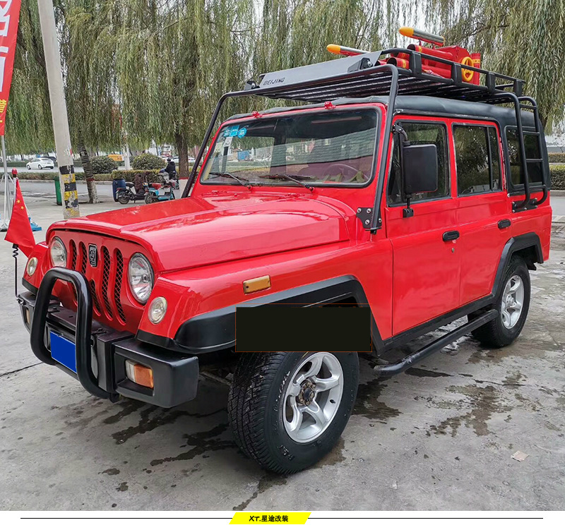 北京吉普212战旗角斗士改装车顶框架行李架框2023礼炮车货架行李网