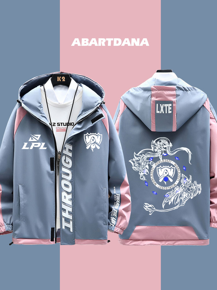 世界赛s11总决赛队服夹克lol衣服lpl出征服衣服外套蓝4m