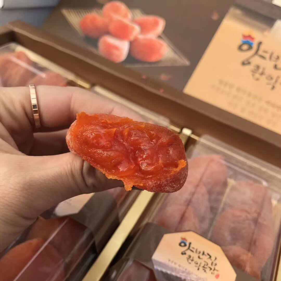 柿饼2000g农家自制降霜出口韩国糖心柿子饼柿饼