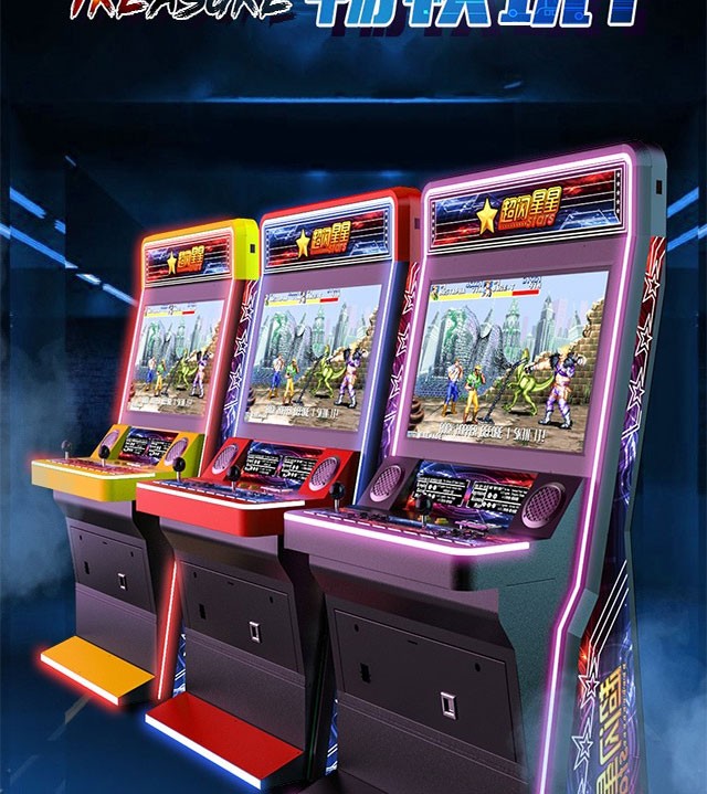 月光宝盒游戏机双人摇杆大型格斗机家用台式液晶游戏机商用投币游戏机