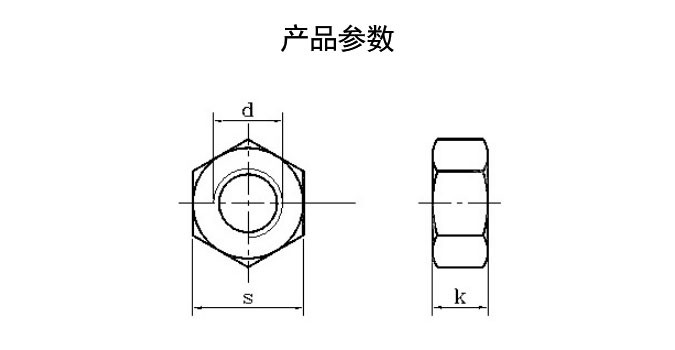 m16螺母尺寸图 图纸图片