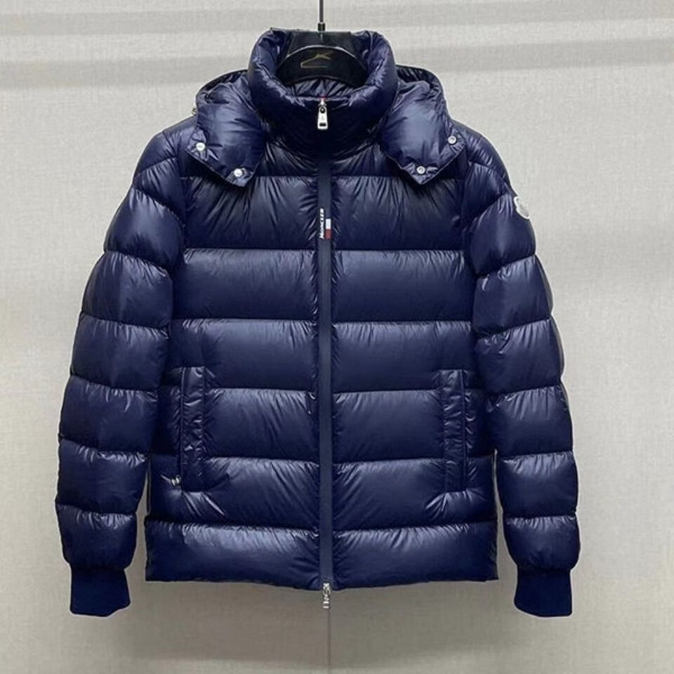 蒙口高版男士羽绒服冬季经典百搭舒适柔软连帽保暖时尚90绒外套男.