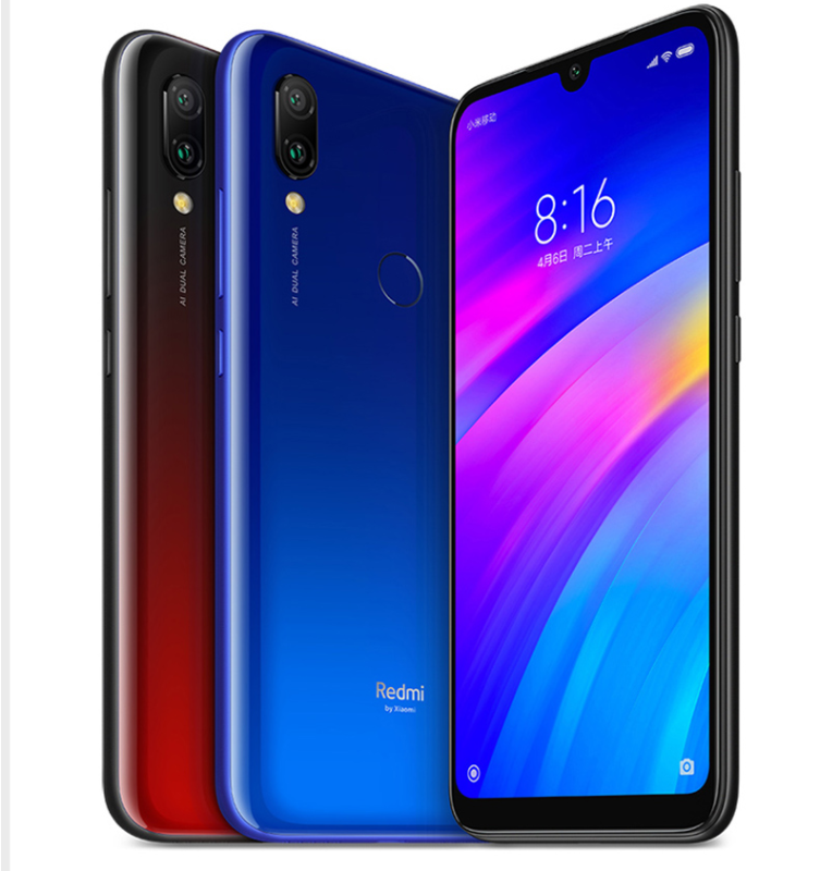 小米mi红米redmi7智能老人手机全网通4000mah长续航亮黑色全网通464gb