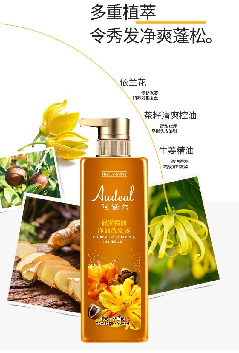 仙维娜sivia韧发精油净油洗发露