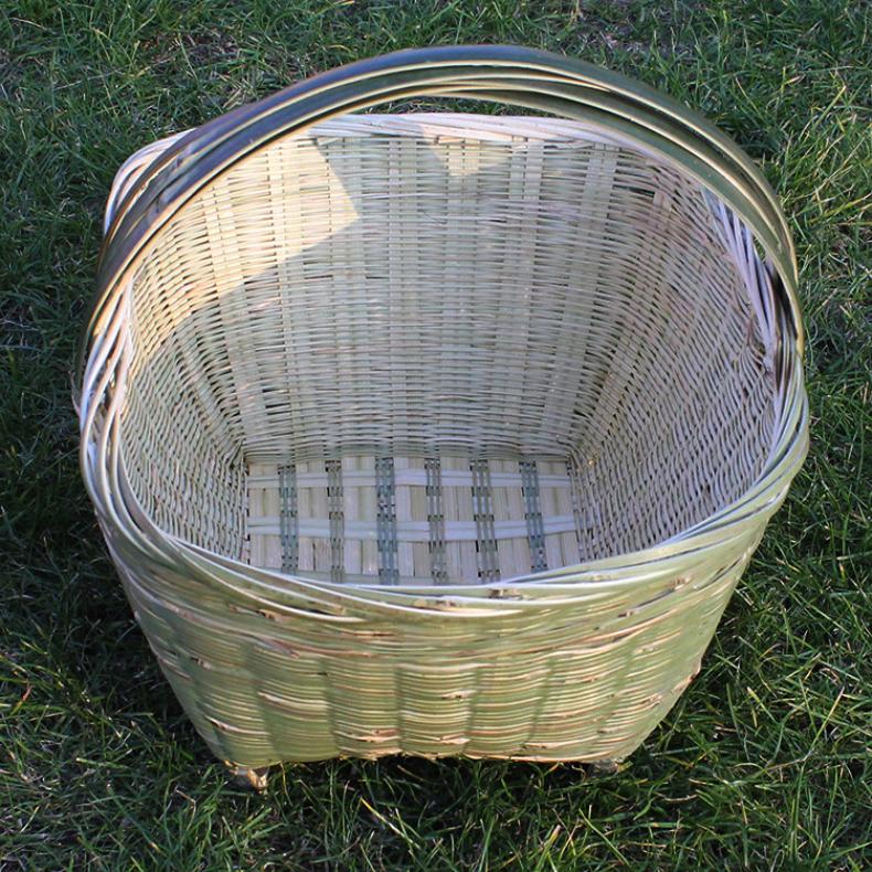 农家手工编织手提菜篮 小竹篮子鸡蛋篮 水果篮 收纳篮 竹编篮竹器 大