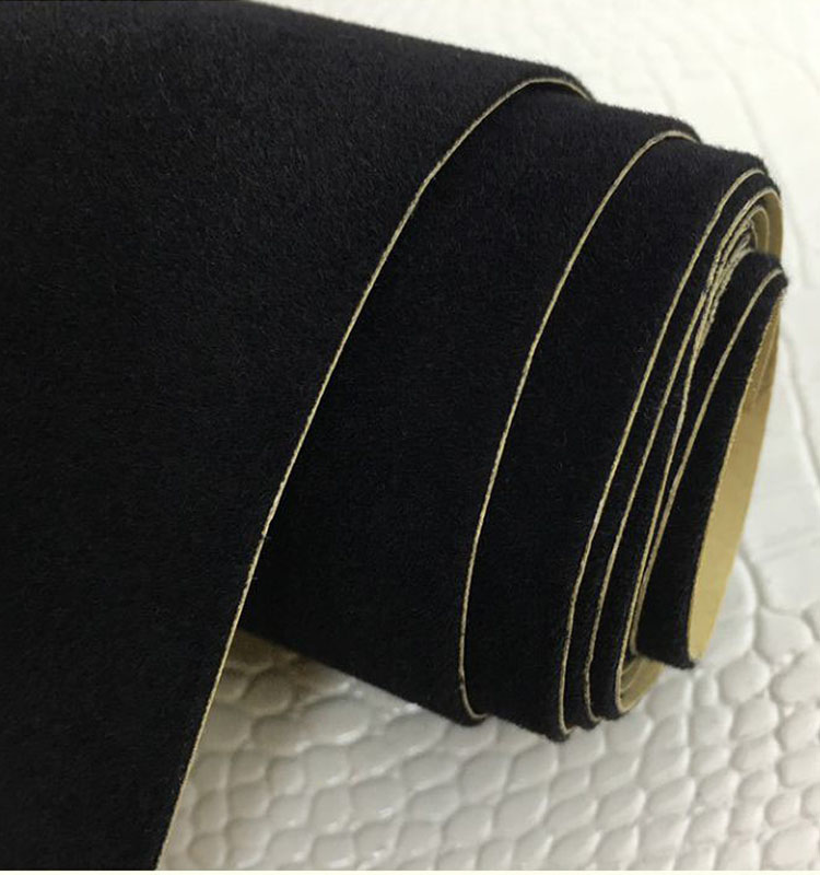 背胶自粘绒布布底植绒工业机器防摩擦摄影直播吸光背景展柜 白色 0.