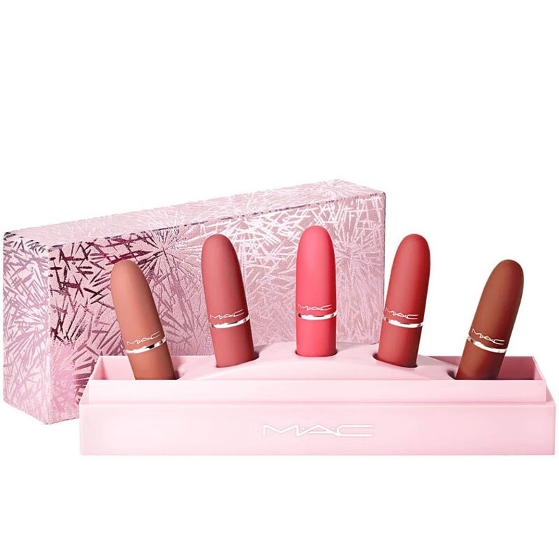 魅可(mac)2020圣诞限量口红哑光雾面磨砂唇膏walk of flame口红 现货
