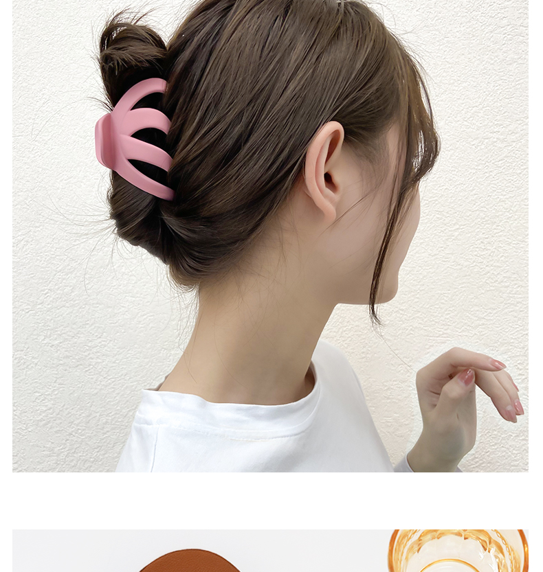 亚克力洗澡盘发抓夹女头发夹子头饰发抓发夹后脑勺卡子鲨鱼夹爪夹磨砂