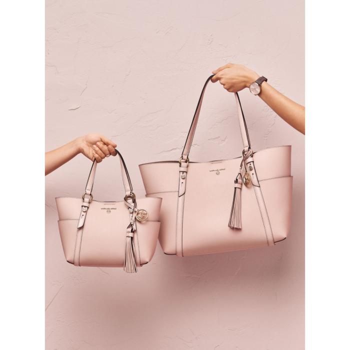 michael kors mk女士sullivan大号皮革大容量托特包实用主义 深红色 s