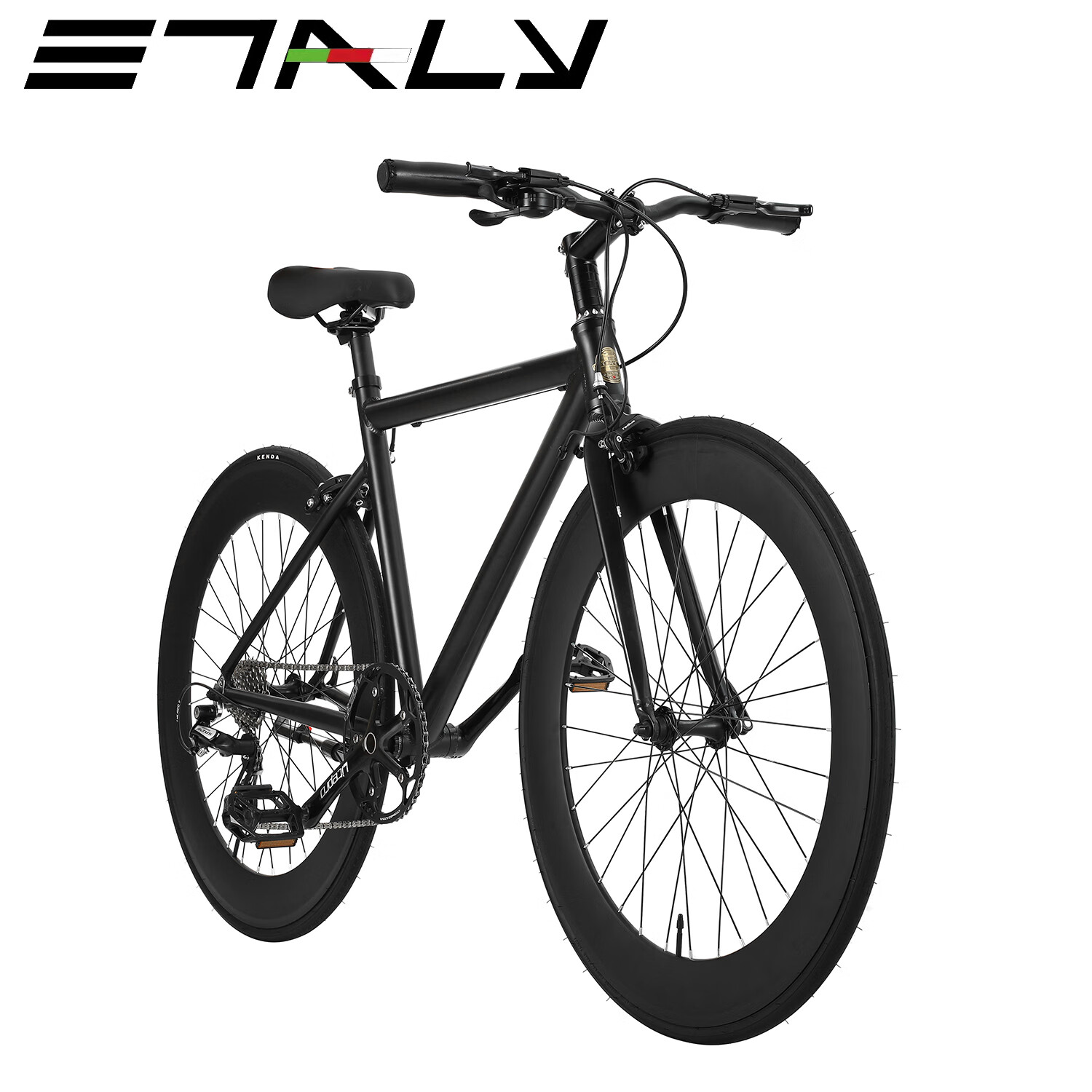 time公路车etaly通勤公路自行车变速8速通勤车700c轮自行车santafixie