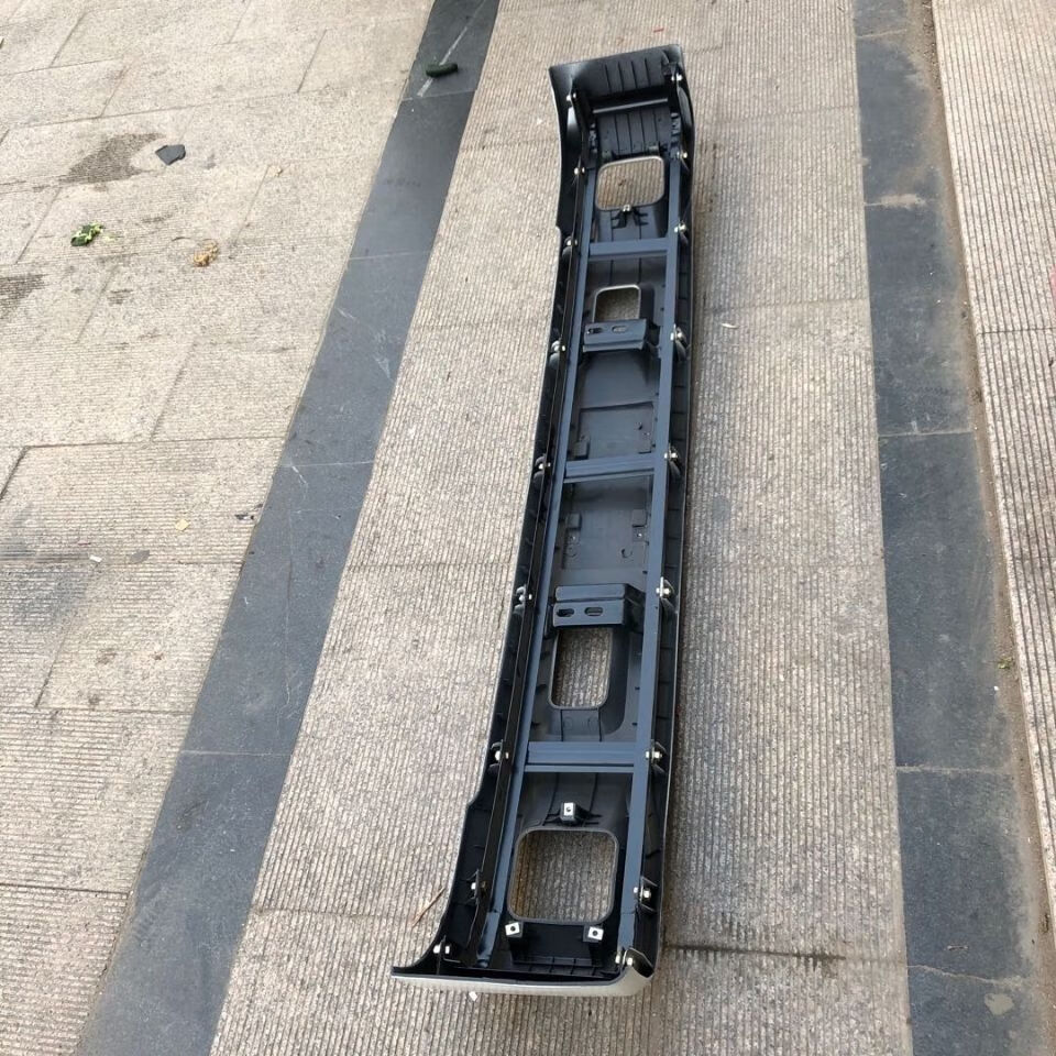 北京福田货车配件时代康瑞前保险杠h1h2h3前杠总成带漆塑料前杠白色